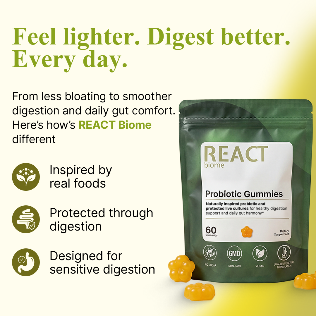 ReactBiome Probiotic Gummies